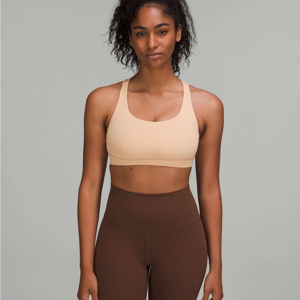 Lululemon Energy Bra Tan